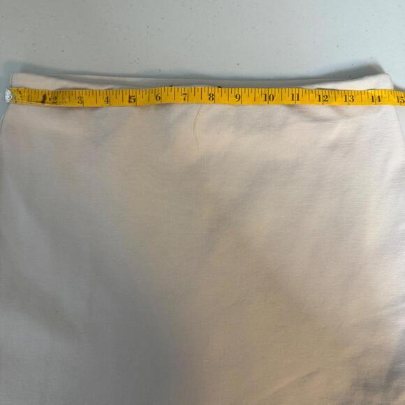 Sunday Best Aritzia Women's Size M Skirt Beige Mini Stretch‎ Pencil - Picture 3 of 7